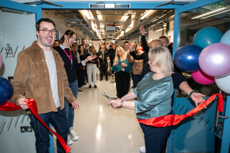Cllr Alison Holt opens the new hub in Kingston (Image supplied)