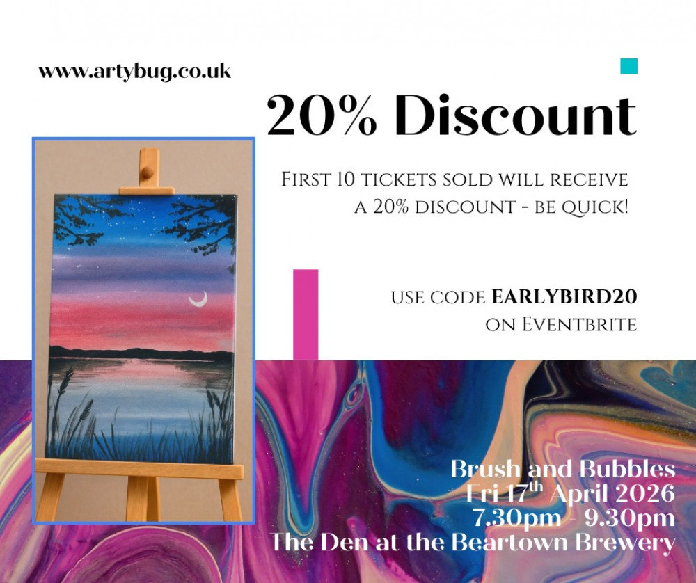 Brush and Bubbles painting workshop