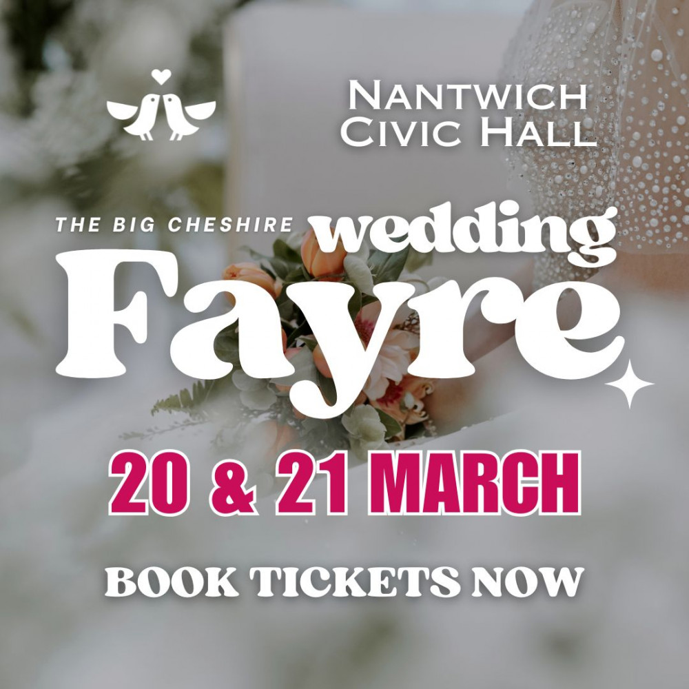 The Big Cheshire Wedding Fair at Nantwich Civic Hall - 20 & 21 March 2027