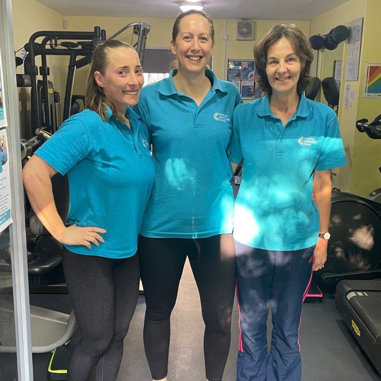 (Left to right) Cambrian Gym instructors Becky, Vicki and Sarah (credit: Image supplied).