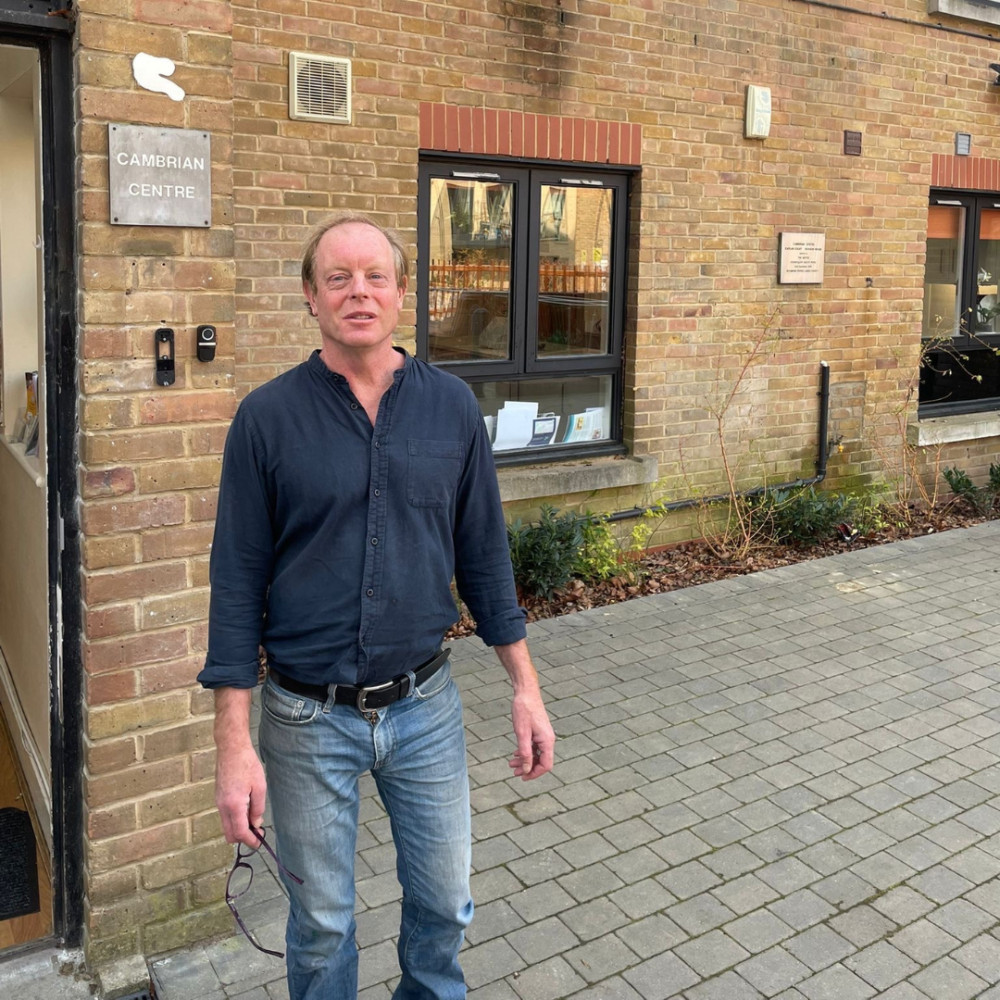 Manager David outside the Centre (credit: Image supplied).