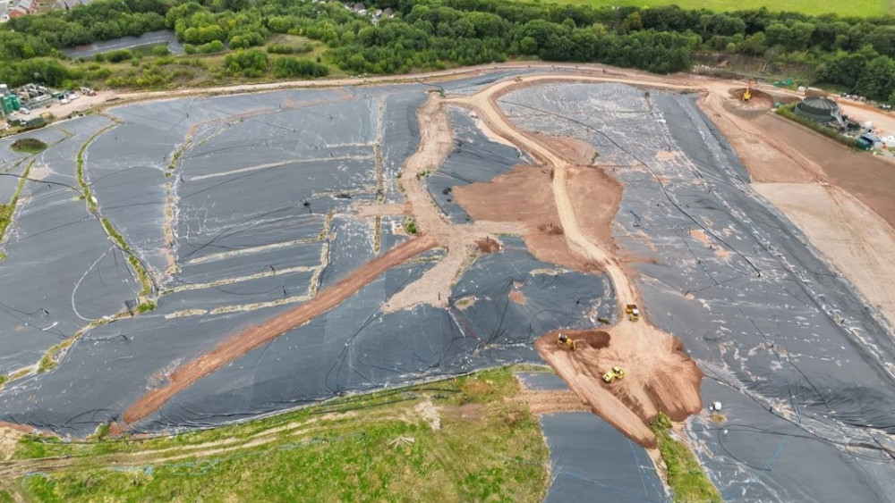 Walleys Quarry landfill site in Silverdale (image via council report)