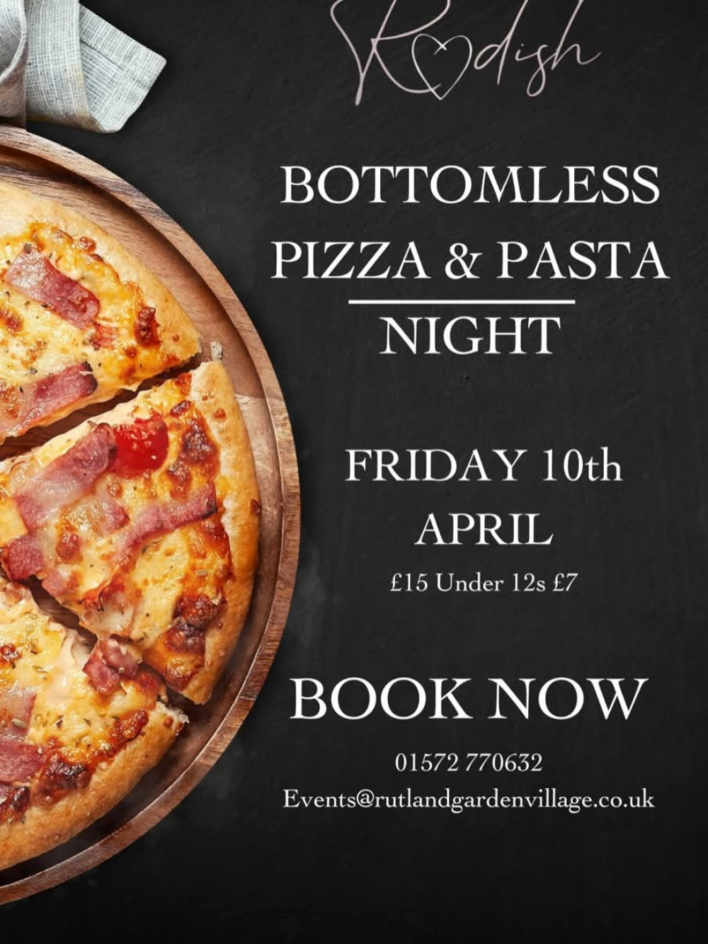 Bottomless Pizza and Pasta Night