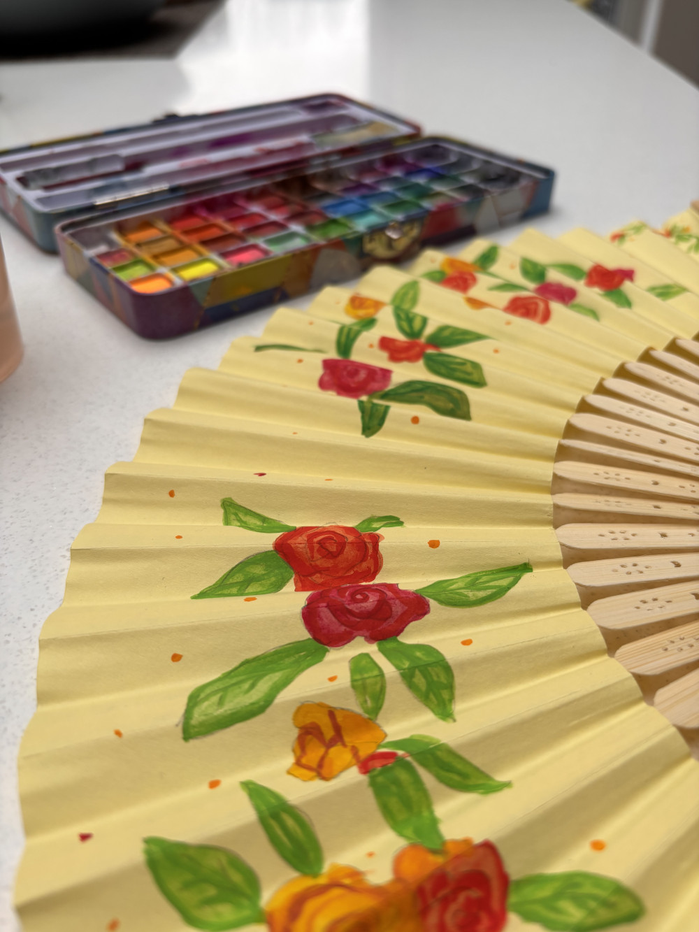 Fan Painting Workshop for Adults