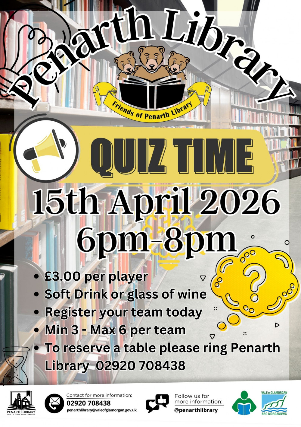 Friends of Penarth Libray Quiz
