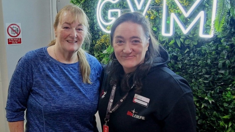 Life Leisure member Elizabeth (left) and her coach Colette (Image - Life Leisure)