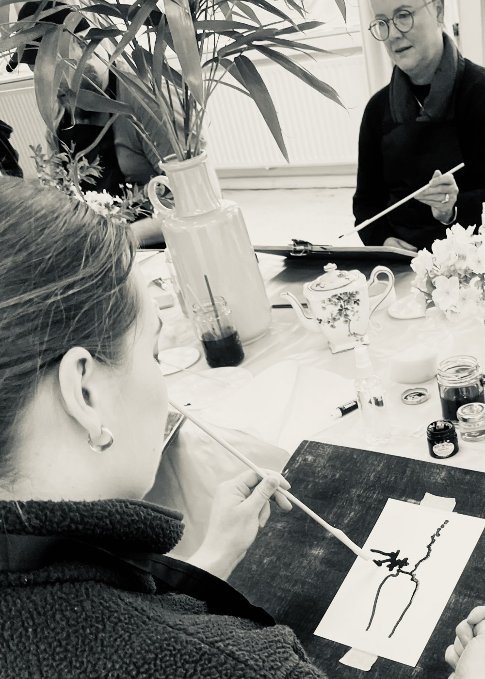 Watercolour & Ink: Japanese Inspired Zen Art Class