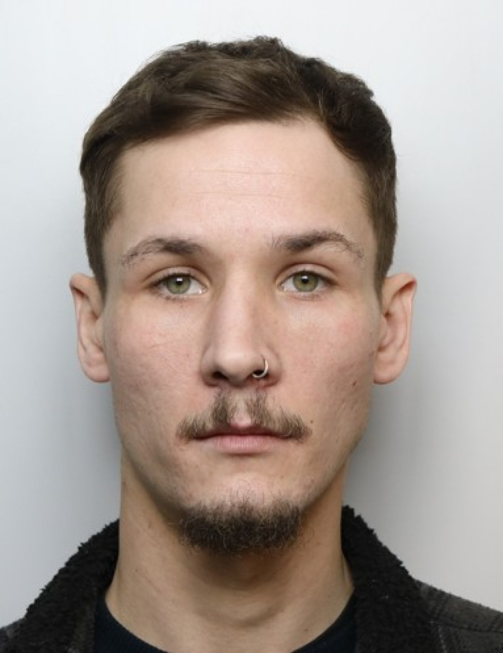 Thomas Wood, 31, of no fixed address, has links to Nantwich and Crewe (Photo: Northamptonshire Police).