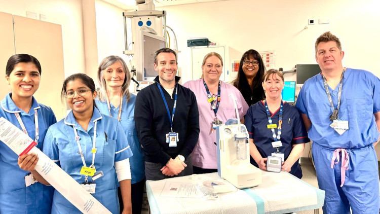 Staff from UHNM with the Bravo pH (image via UHNM)
