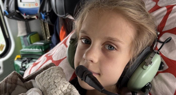 Congleton resident Verity Nuttall had to be flown to hospital for a specialist heart surgery (Credit: NCAA)