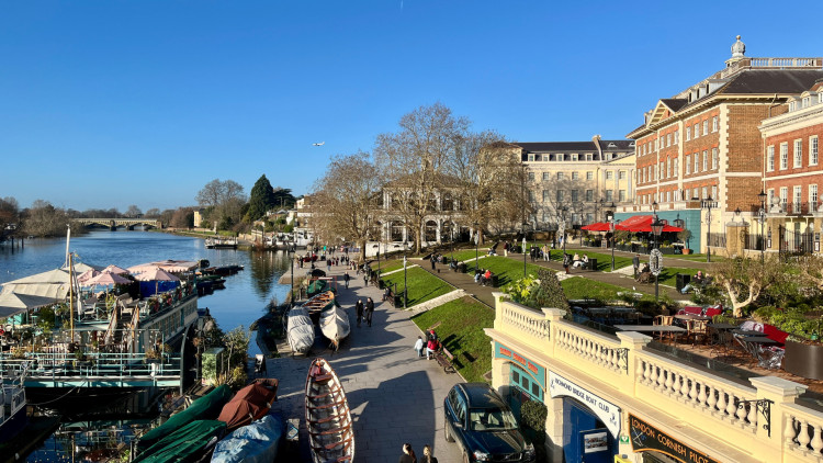 Average property values in Richmond borough have increased to just over £800,000, with modest annual growth compared to other parts of London (credit: Nub News).