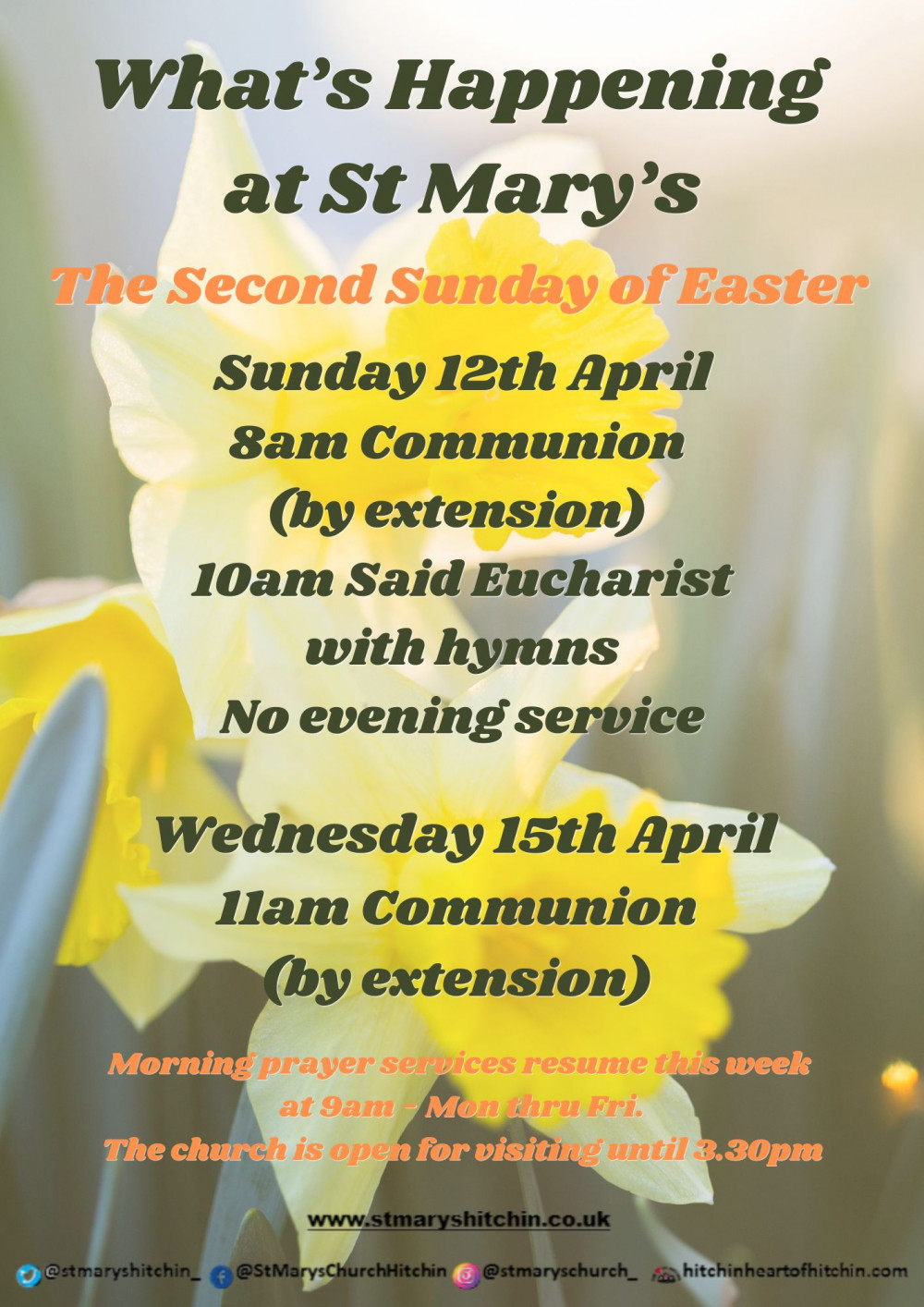 What's on at St Mary's