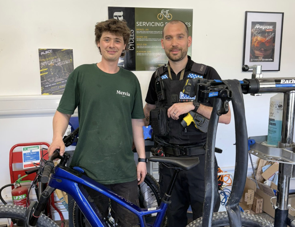 Leamington Police responded to youths causing disruption at Newbold Comyn bike track yesterday (8 April) (image via Leamington Police)
