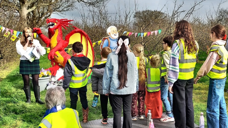 Wells will host a family event with the Somerset Dragon on Saturday, 11 April. Festivities in Market Place, with performances and a themed market.