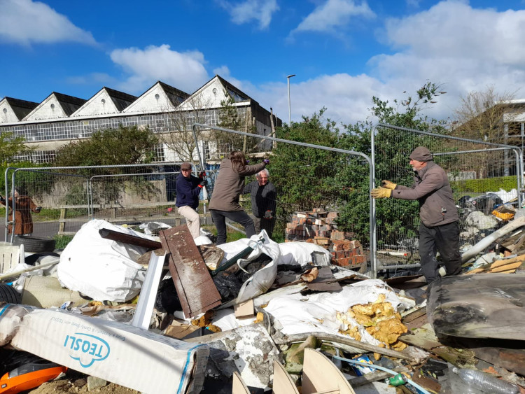 Glastonbury Red Brick Building is calling for volunteers for a 27 April clean-up as a recovery committee tries to pull the site back from the brink. (Photo: Red Brick Building/FB) 