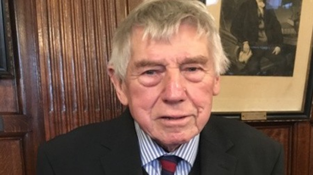 Alderman Kemp was an elected councillor for fifty years (image via Local Democracy Reporter Kerry Ashdown)