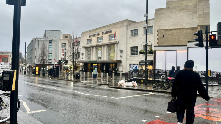 Emergency services at Clapham Junction following a fatal incident on the tracks, which caused widespread disruption to South Western Railway services between Richmond and London Waterloo (credit: Nub News).