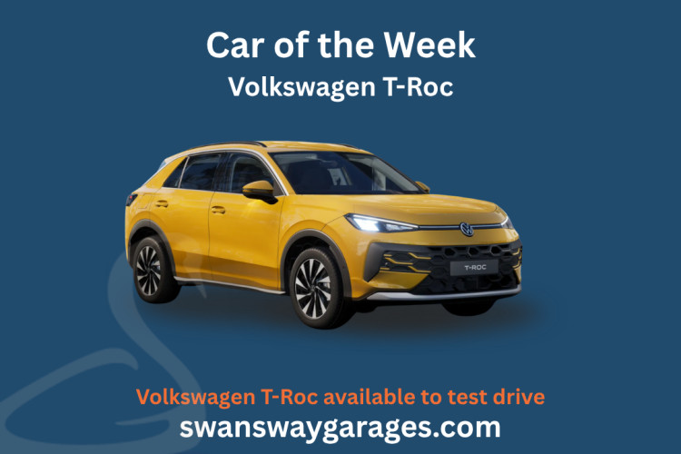 Volkswagen T-Roc on PCP Finance at Crewe Volkswagen (image via Swansway)