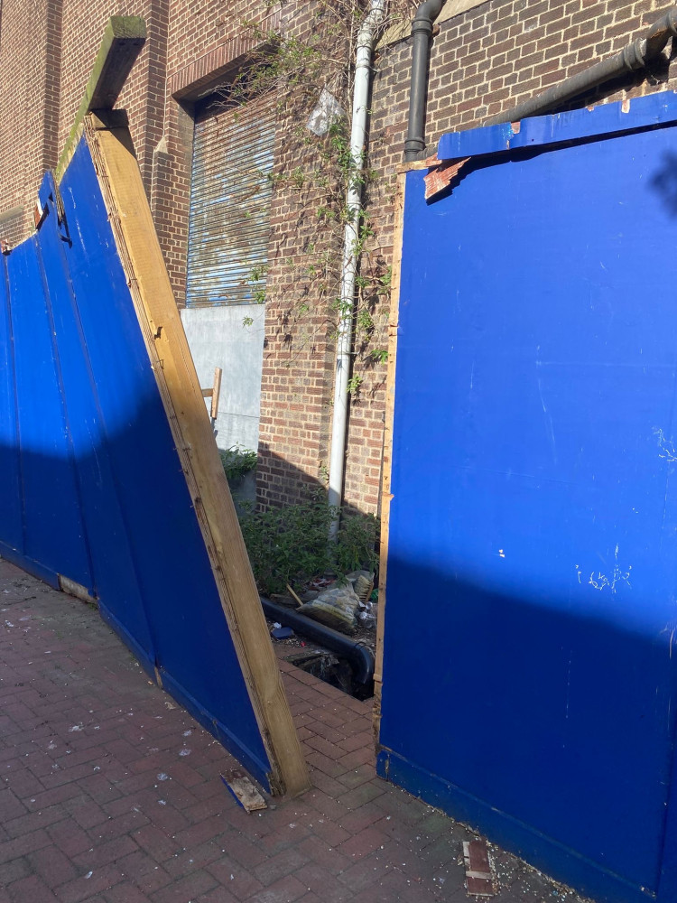 The rear of the State