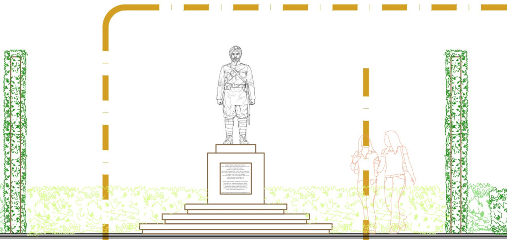Southall Sikh memorial drawings (credit:: Ace Engineering Solutions/Ealing Council).