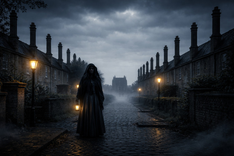 Wells ghost tour fans are being invited to follow Walpurga the Wells Witch through the city on a chilling new audio walk. (Supplied) 