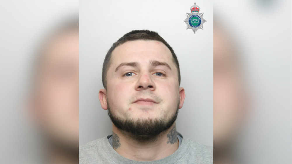 Joshua Woolley was jailed for nine-years-and-four-months at Stoke-on-Trent Crown Court (image via Staffordshire Police)