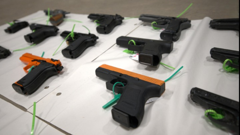 Nearly 20 illegal firearms were handed over to police during a month-long amnesty (Credit: Cheshire Police)