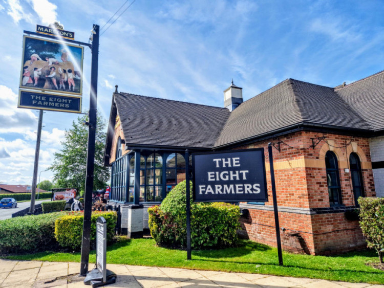 Staff at The Eight Farmers, Parkers Road, have been busy preparing its beer garden for the summer season (Photo: Ryan Parker).