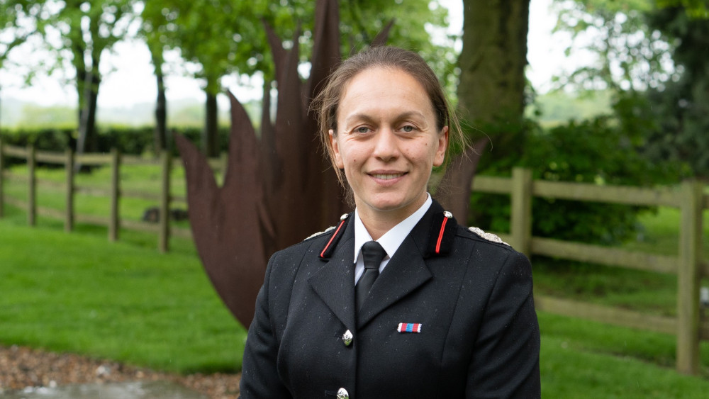 Michelle Hickmot has more than two decades of experience. (image via Staffordshire Fire and Rescue Service)