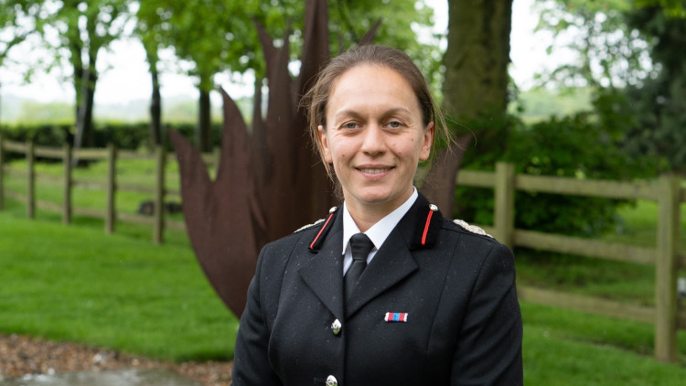 Michelle Hickmot has more than two decades of experience. (image via Staffordshire Fire and Rescue Service)