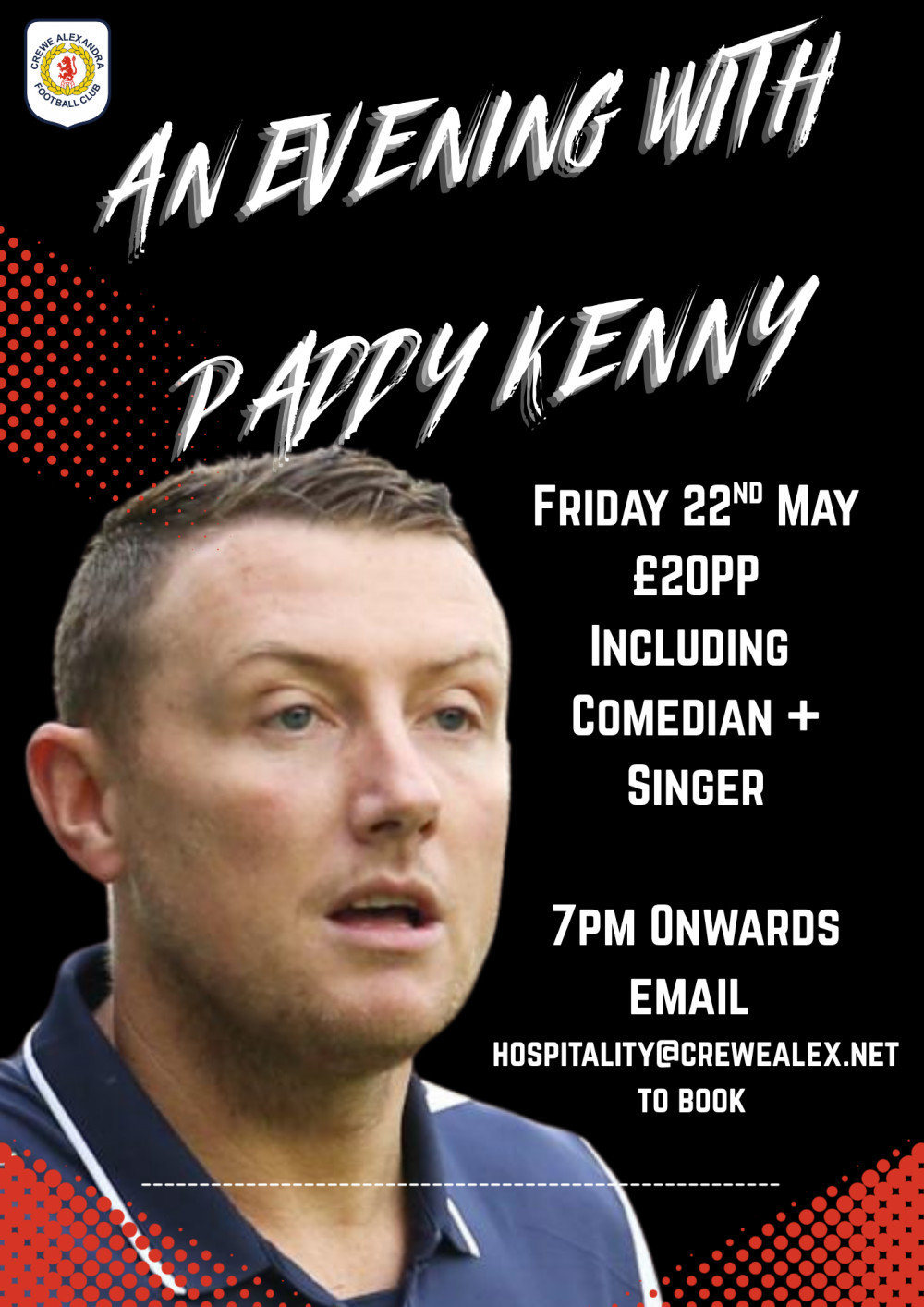 An Evening with Paddy Kenny