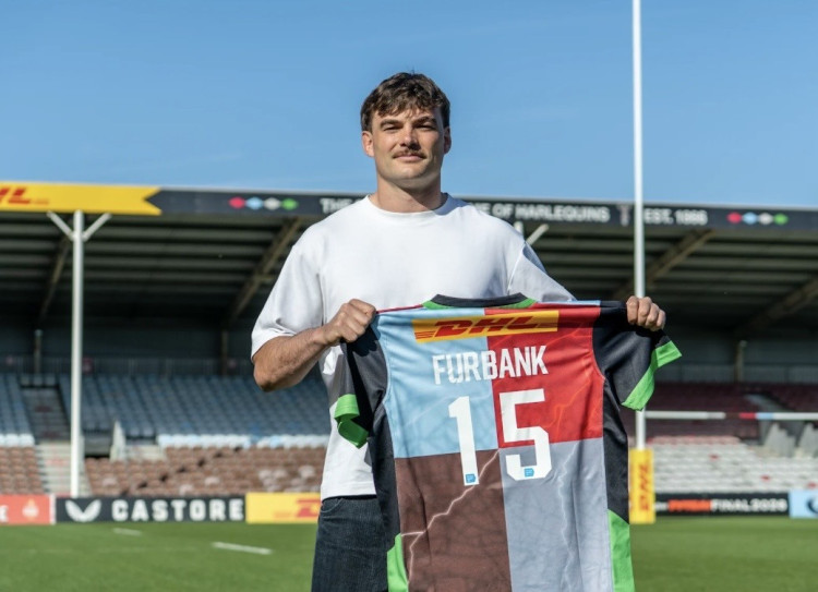 Harlequins has signed England international George Furbank for the 2026/27 season (Credit: Harlequins)
