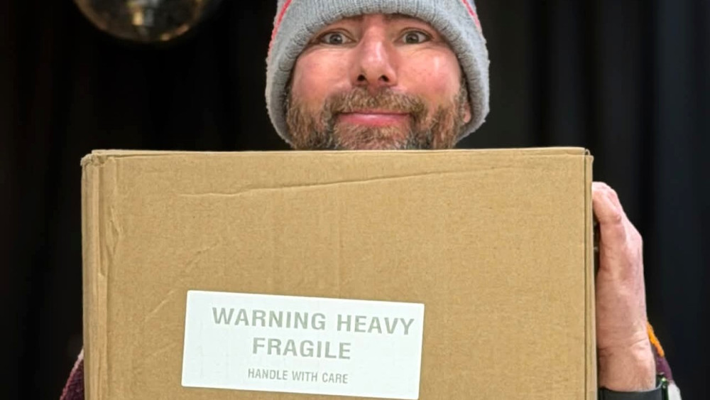 Founder of Applestump Records, Steve Cook, all set for Record Store Day on 18 April (Photo: Supplied).