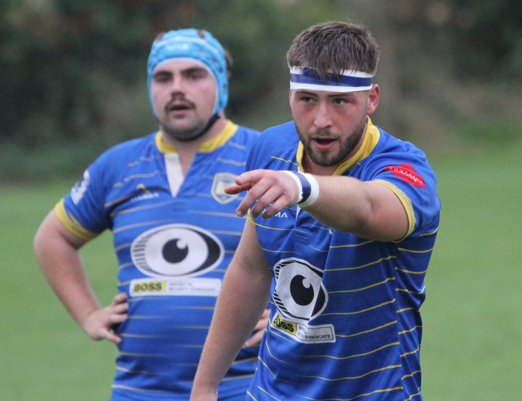 Two try scorers, Fin Nicholas and Max Brain (image supplied)