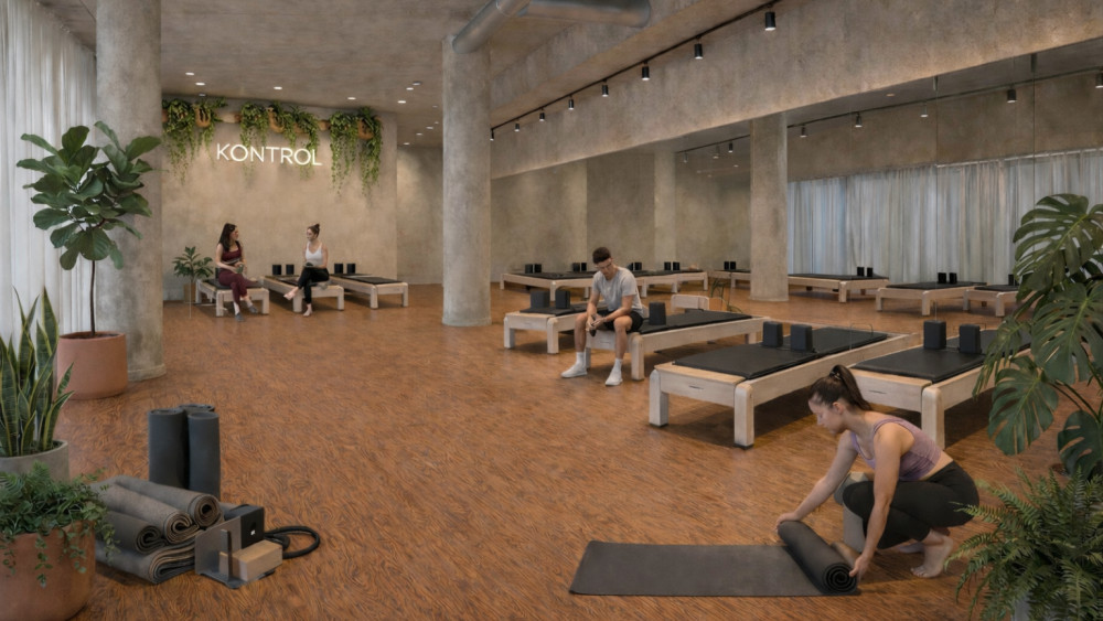 A new Pilates studio called Kontrol is opening at Weir Mill, on the edge of Stockport town centre (Image - Capital&Centric)