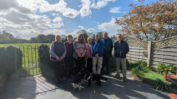 Residents living in Crewe Road and Park Lane are angry over the appeal decision to allow homes and a care home to be built on land behind them in the photograph. (Photo: Nub News)  