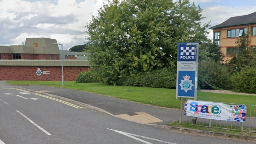 Staffordshire Police Headquarters at Weston Road, Stafford (image via Google Street View)