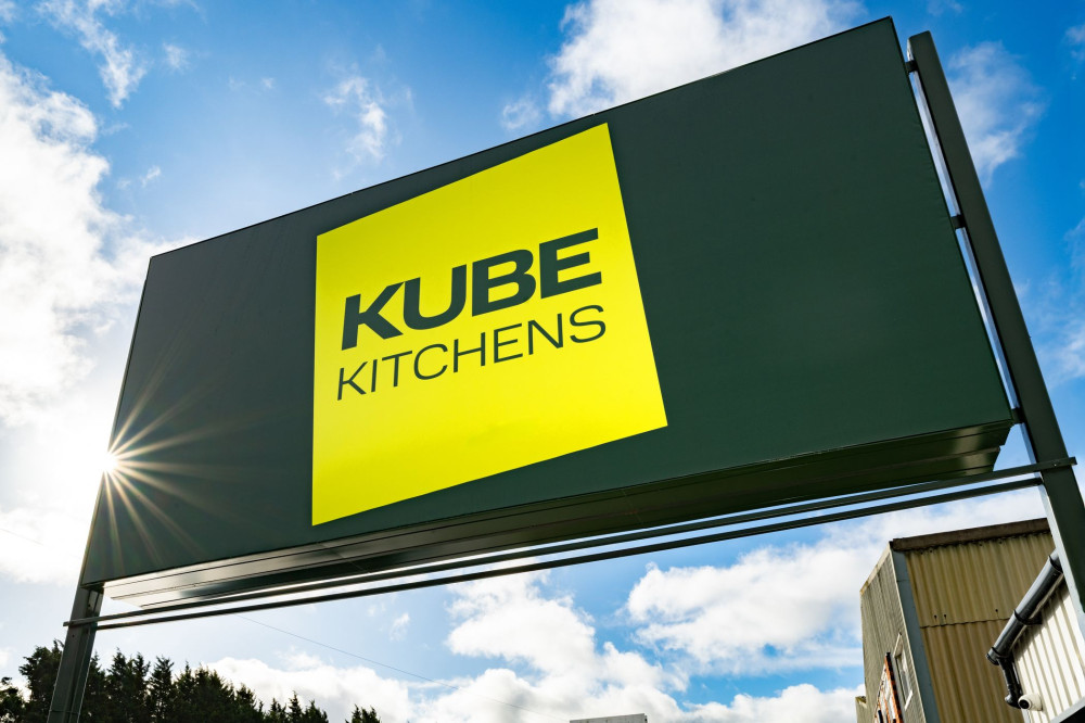 The spacious new showroom is located on Hartford Way (Image via: KUBE Kitchens)