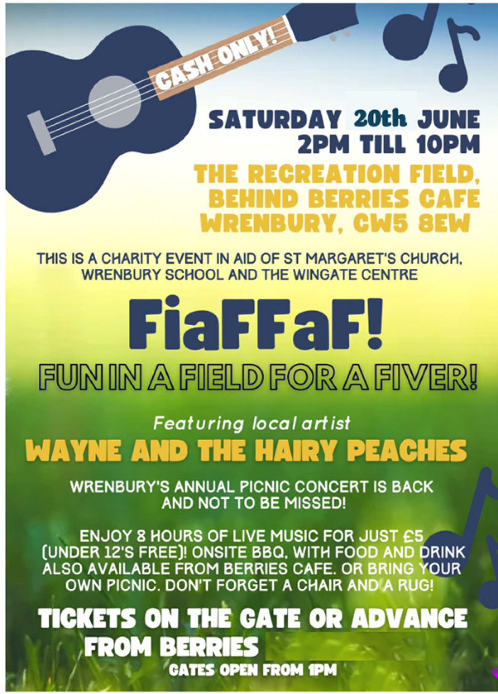 Fun in a Field for a Fiver