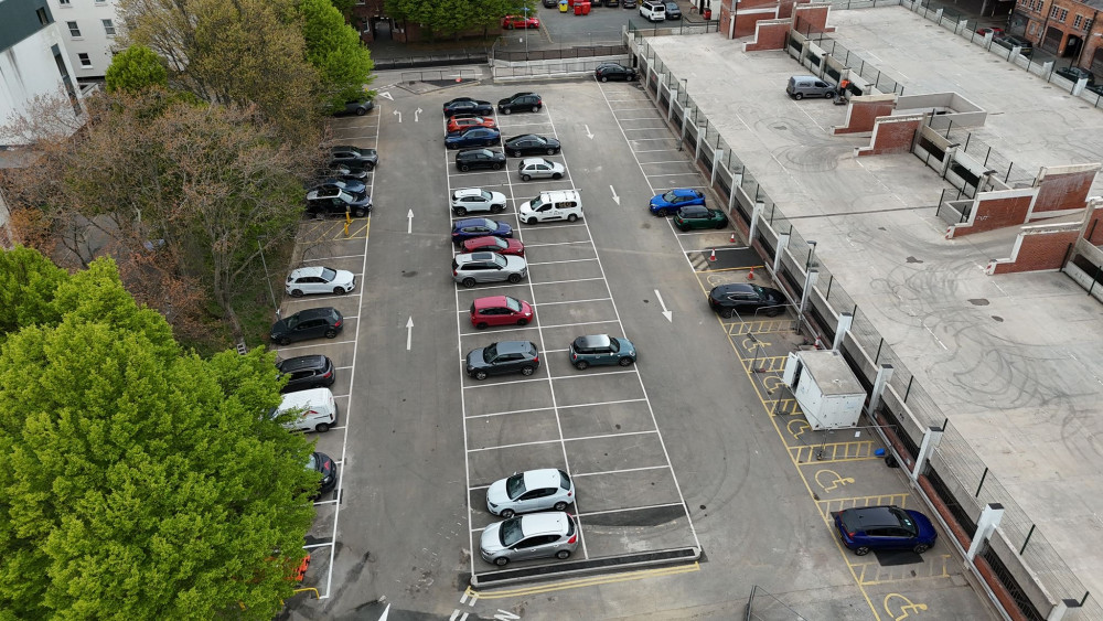 The adjacent surface car park has fully reopened following the partial closure (image via WDC)