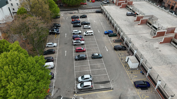The adjacent surface car park has fully reopened following the partial closure (image via WDC)