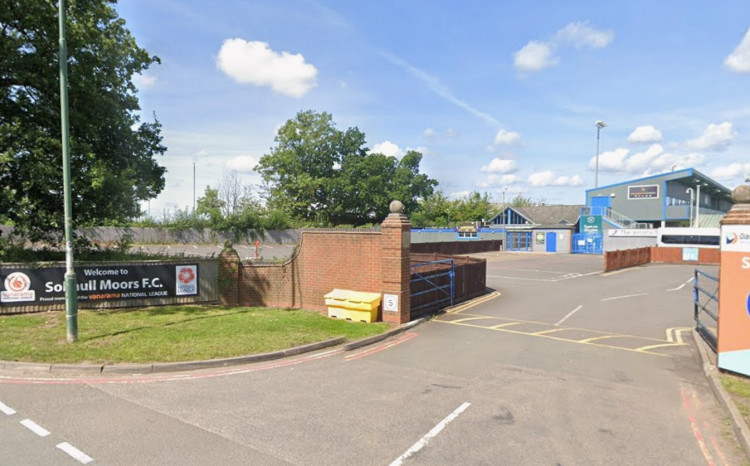 Solihull Moors has applied for an alcohol licence (image via Google Maps)