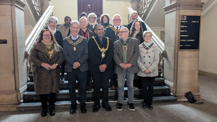 The Mayor of Leamington hosted the annual mayoral charity walk, raising funds for his chosen charity  (image supplied)