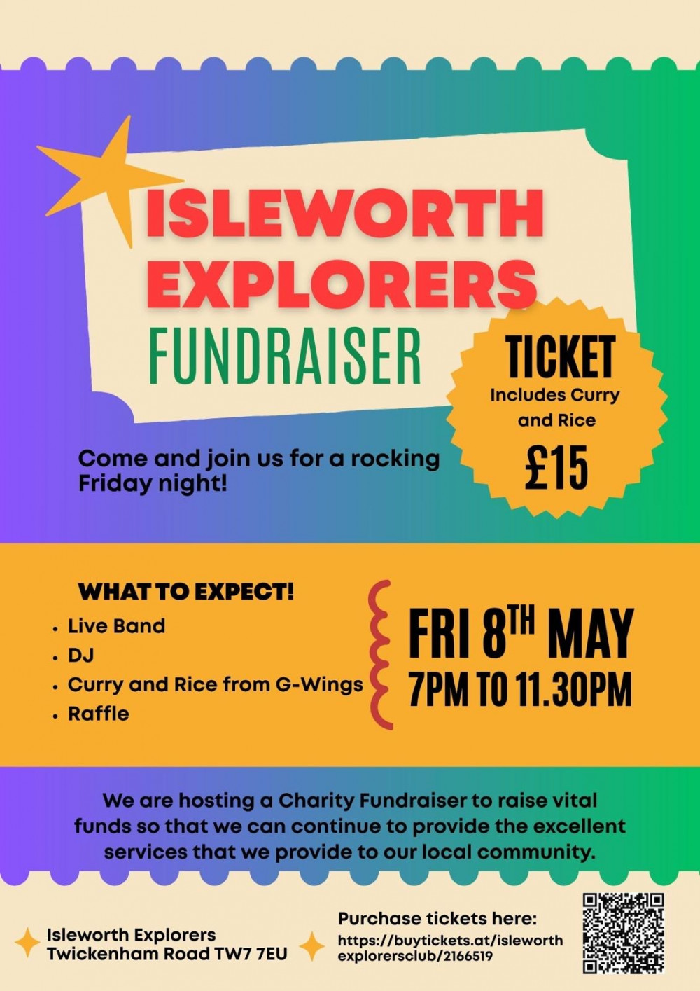 Isleworth Explorers Club charity Fundraiser
