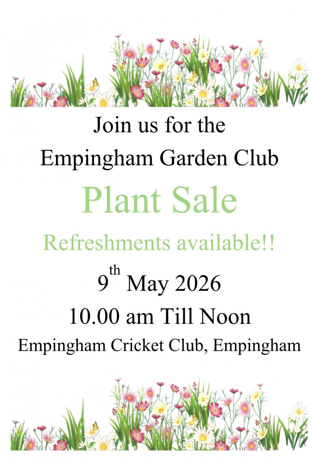 Empingham Plant Sale 