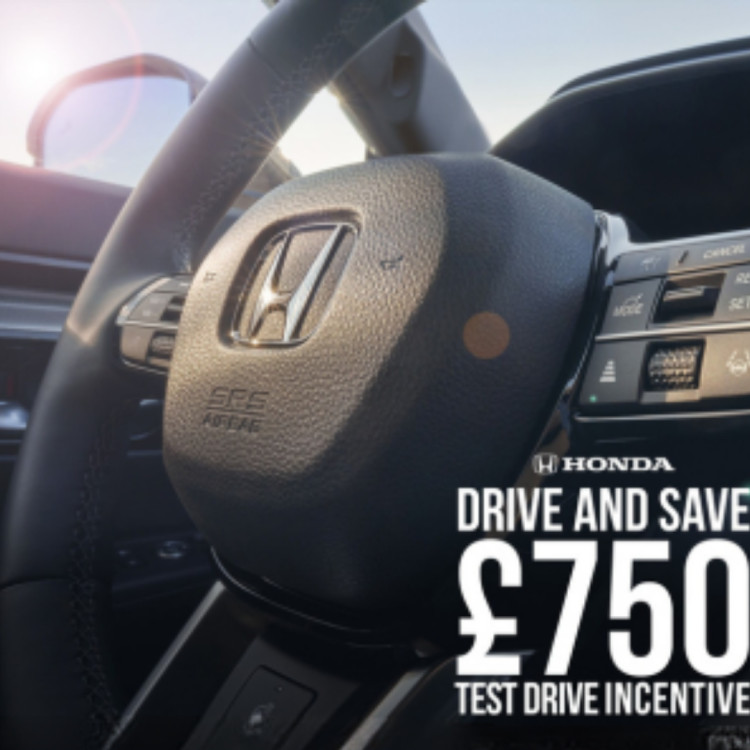 Our Motors Partner at Swansway Honda Stockport are delighted to bring you the Honda Test Drive Incentive as their Car of the Week (Image - Swansway Garages)