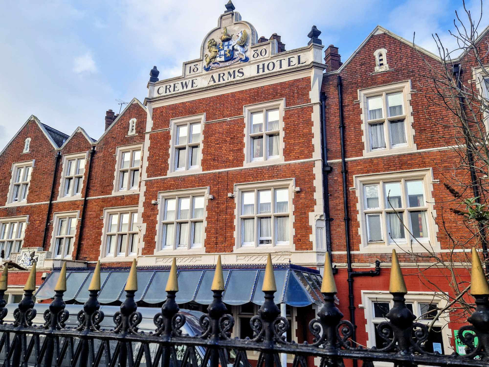 The Crewe Arms Hotel, Nantwich Road, has been closed following partnership work between Cheshire Constabulary and the Home Office (Photo: Ryan Parker).