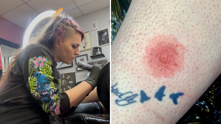 Kadie Waszkowycz has started offering free reconstructive areola tattoos (Credit: Supplied)