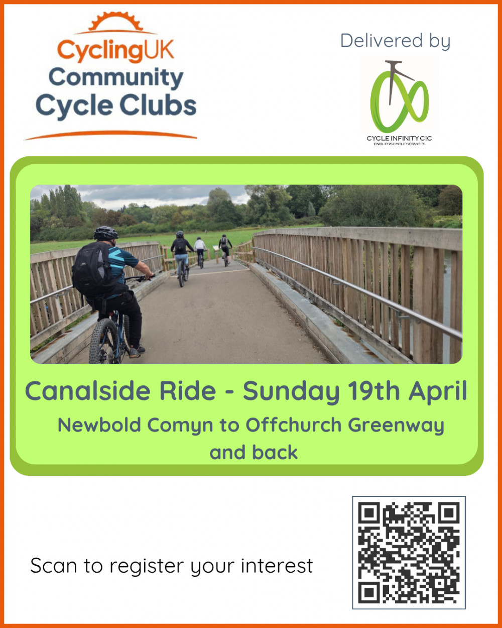 Cycle Infinity CIC - Offchurch Greenway ride
