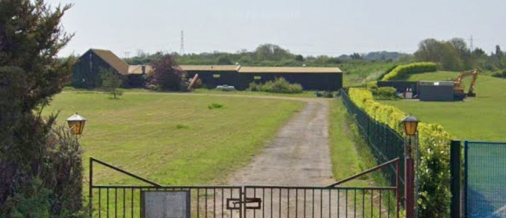The existing driving range site. 